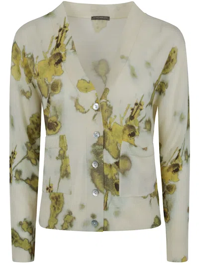 In Bed With You V Neck Cardigan With Pockets In Multi