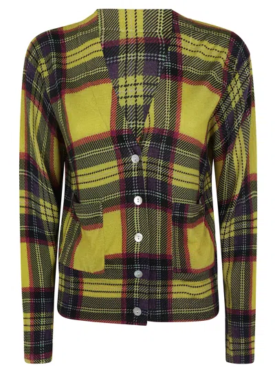 In Bed With You V Neck Cardigan With Pockets In Multi