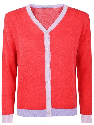 In Bed With You Wide Sleeves V Neck Cardigan In Pink