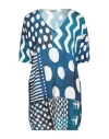In Bed With You Woman Sweater Blue Size L Viscose, Cotton In Blue