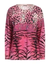 In Bed With You Woman Sweater Fuchsia Size Xl Merino Wool In Pink