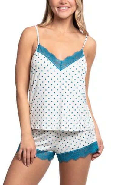 In Bloom By Jonquil Aimme Polka Dot Jersey Pajamas In Multi