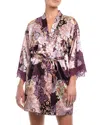 In Bloom By Jonquil Anna Wrap Robe In Purple