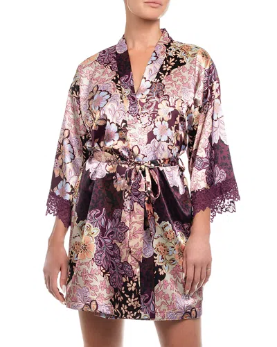 In Bloom By Jonquil Anna Wrap Robe In Purple