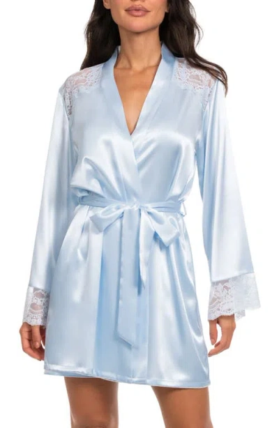 In Bloom By Jonquil Annie Lace Trim Wrap In Blue