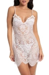 IN BLOOM BY JONQUIL BREATHLESS SHEER LACE CHEMISE