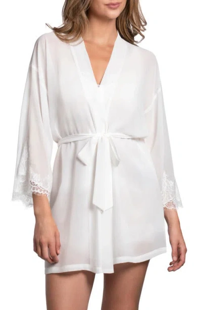 In Bloom By Jonquil Britney Chiffon Wrap Robe In Ivory