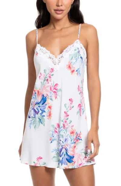 In Bloom By Jonquil Carter Lace Trim Chemise In White