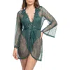 In Bloom By Jonquil Cassie Sheer Lace Wrap In Green