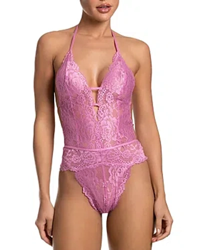In Bloom By Jonquil Juliet Lace Teddy In Orchid