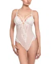 In Bloom By Jonquil Dot Mesh Teddy In White