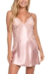 In Bloom By Jonquil La Belle Lace Trim Chemise In Rose Gold