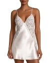 In Bloom By Jonquil La Belle Lace Trim Chemise In Light Beige