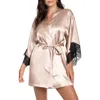 In Bloom By Jonquil La Belle Short Robe In Gold