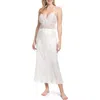 In Bloom By Jonquil Lace Bodice Satin Gown In Ivory