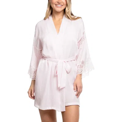 In Bloom By Jonquil Maxine Lace Trim Robe In Pink