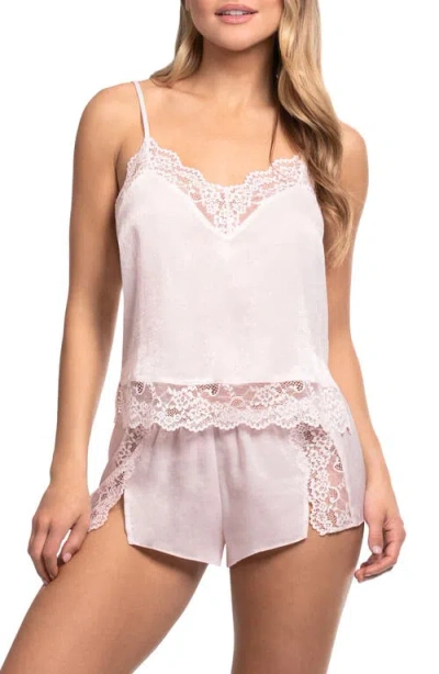 In Bloom By Jonquil Maxine Lace Trim Short Pajamas In Pink