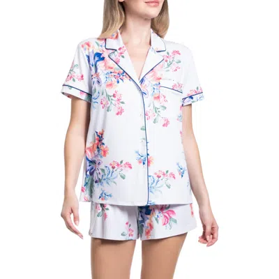 In Bloom By Jonquil Ramona Floral Pajamas In White