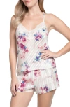 In Bloom By Jonquil Sabrina Printed Camisole & Shorts Pajamas In Ivory
