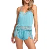 In Bloom By Jonquil Shimmer Satin Cami Short Pajama Set