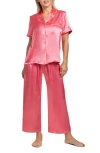 In Bloom By Jonquil Satin Crop Pajamas