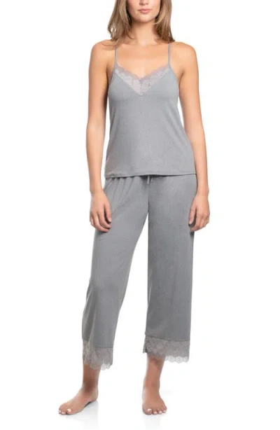 In Bloom By Jonquil Sevilla Cami & Pants Pajama Set In Gray