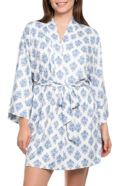 In Bloom By Jonquil Sevilla Foulard Double Knit Wrap In White