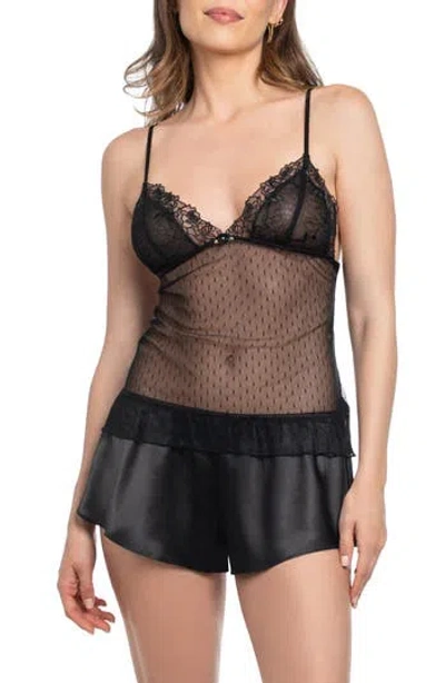 In Bloom By Jonquil Tasha Pajamas In Black