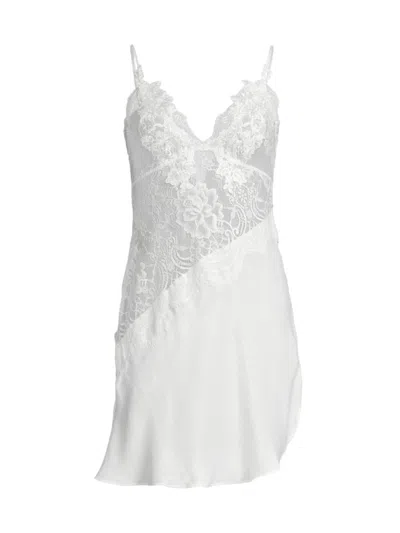 In Bloom Women's Marry Me Satin Chemise In Ivory