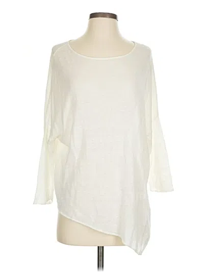 Pre-owned In Cashmere Cardigan Sweater In White