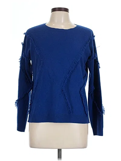 Pre-owned In Cashmere Cashmere Pullover Sweater In Blue