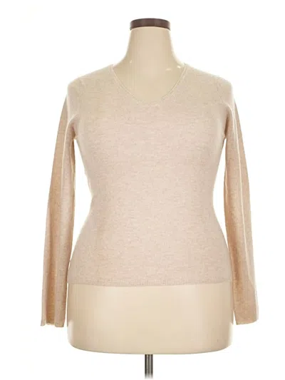 Pre-owned In Cashmere Cashmere Pullover Sweater In Brown
