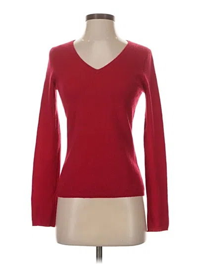 Pre-owned In Cashmere Cashmere Pullover Sweater In Red