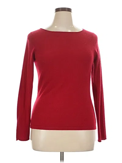 Pre-owned In Cashmere Pullover Sweater In Red