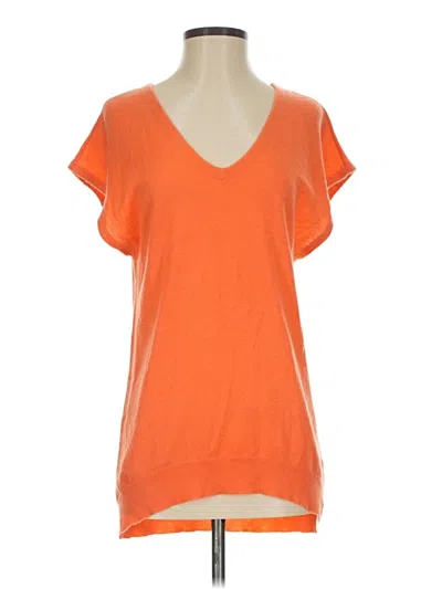 Pre-owned In Cashmere Short Sleeve T-shirt In Orange