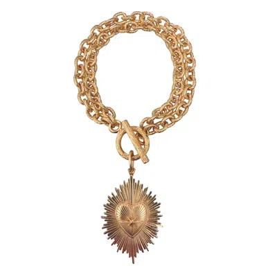 In Cauda Venenum Women's Gold Akasha Bracelet