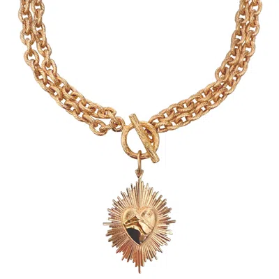 In Cauda Venenum Women's Gold Apheia Necklace