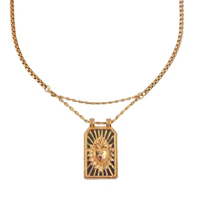 In Cauda Venenum Women's Gold Arcanum Necklace