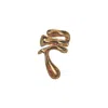 In Cauda Venenum Women's Gold Clio Ear Cuff In Gold