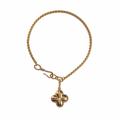 In Cauda Venenum Women's Gold Fortune Bracelet