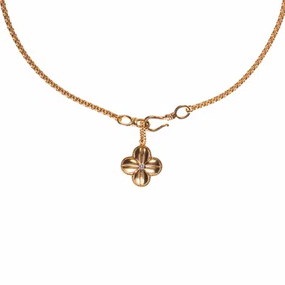 In Cauda Venenum Women's Gold Fortune Necklace