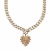 In Cauda Venenum Women's Gold Freya Necklace In Gold
