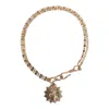 In Cauda Venenum Women's Gold Grail Bracelet