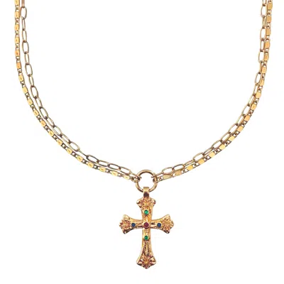 In Cauda Venenum Women's Gold Ishani Necklace