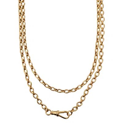 In Cauda Venenum Women's Gold Lakshmi Necklace