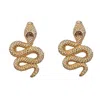 In Cauda Venenum Women's Gold Manasa Earrings In Gold