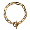In Cauda Venenum Women's Gold Monarchia Bracelet In Gold