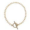 In Cauda Venenum Women's Gold Solyme Bracelet In Gold