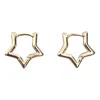 In Cauda Venenum Women's Gold Stella Earrings In Gold