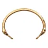 In Cauda Venenum Women's Gold Sumàe Bracelet In Gold